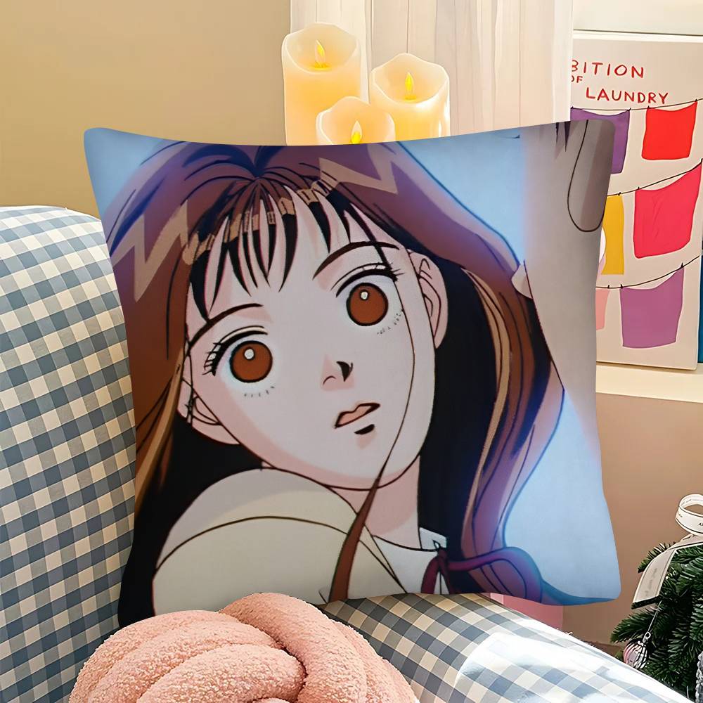 1Pc Anime Maison Ikkoku Pillow Case Fashion Square Pillowcase Bedroom Sofa Room Ins Decoration Leisure