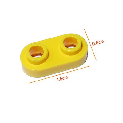 Round 1x 2 Open Stud Short Circle with 2 Holes 35480 Bricks Building Blocks Plate High-Tech Parts Compatible Educational Toys