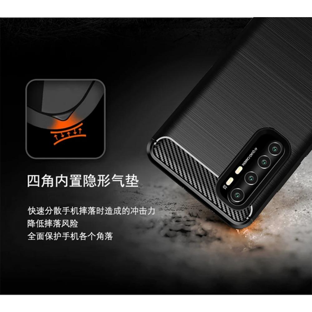 For Xiaomi Mi Note 10 Lite Case Rubber Bumper Carbon Fiber Cover For Xiaomi Mi Note 10 Lite Phone Case For Mi Note 10 Lite Case