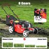 140CC Self Propelled Lawn Mower 4-Stroke Gasoline Engine Grass Trimmer Lawn Mower 5HP Gas Lawn Mower Walk Behind Brush Cutter