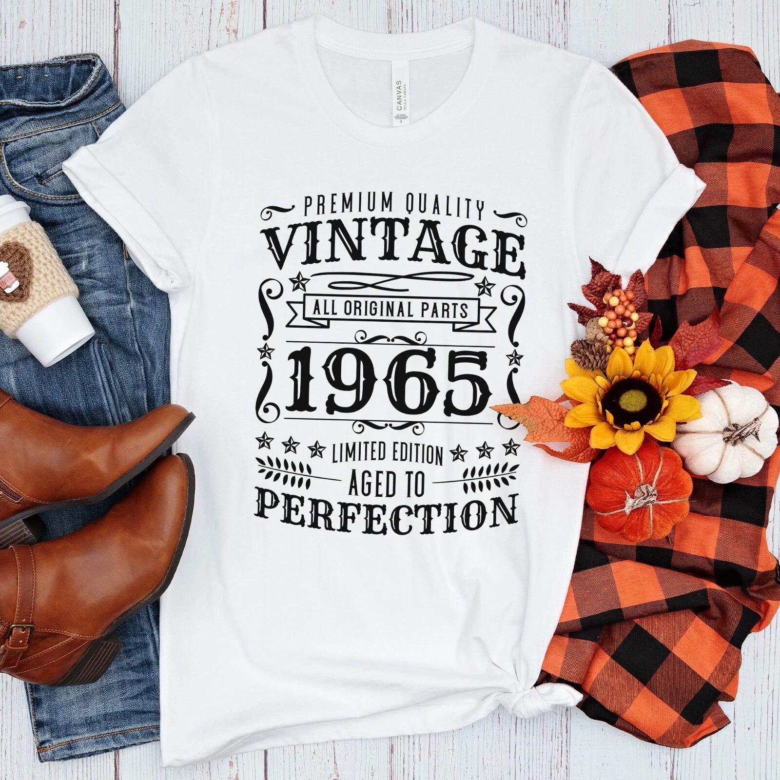 Vintage 1965 t-shirt, 60th Birthday Shirt, 1965 Birthday, Vintage 1965 2XL