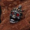 Creativo Collar de Acero Inoxidable 316L Calavera Fantasma Vintage Vikingo para Hombre Moda Neo-Gótica Rock Fiesta Colgante Amuleto Joyería