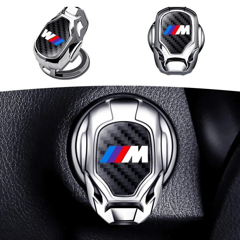 Car Engine Start Stop Decorative Button Cover For BMW M M2 M4 E46 E90 E60 F30 F10 E39 E36 F20 G30 G20 E87 E92 E91 E30 X1 X3 X5 PCVHD1