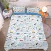 Cartoon Car bedding set Truck Excavator Duvet Cover Set Large Colorful Car Bedding for Toddlers Kids Teens King Size Quilt Cover