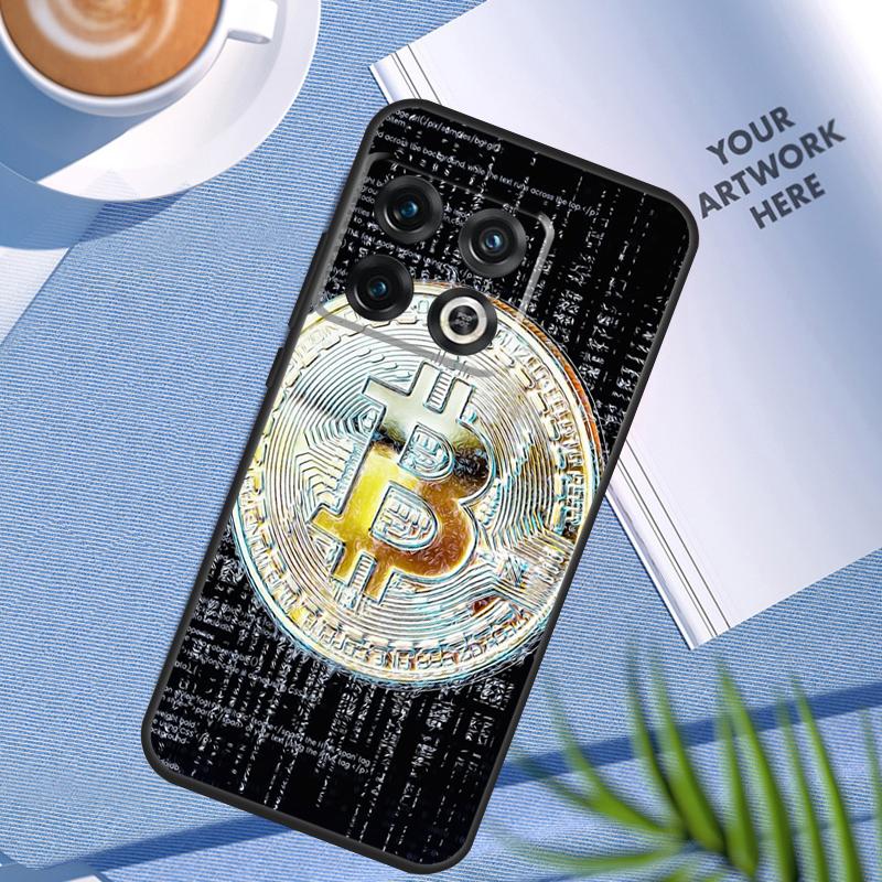 Bitcoin Case For OnePlus 11 12 9 10 Pro 10R 9R 8T 10T 12R Nord N10 N20 N30 2T CE4 CE 2 3 Lite Cover