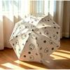 Automatic Manual Folding Umbrella Sun Rain Protection UPF50 Black Coating Cartoon Design 8-Rib Lightweight Adult