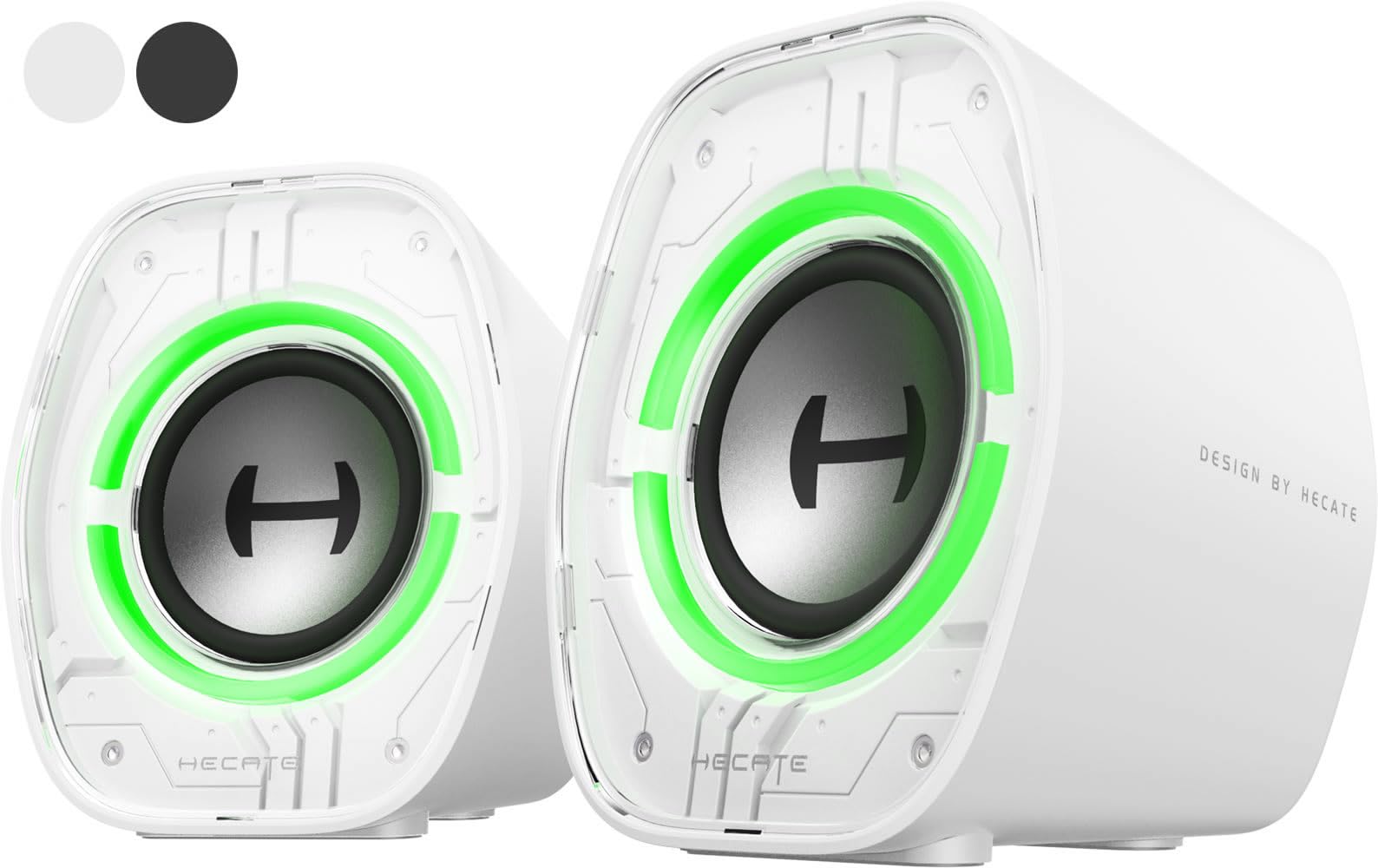 

Edifier G1000 II Tabletop Compact RGB Gaming Speakers Compatible with PS5 Switch and Switch Active PC Speakers with Advanced Design for High Sound білий