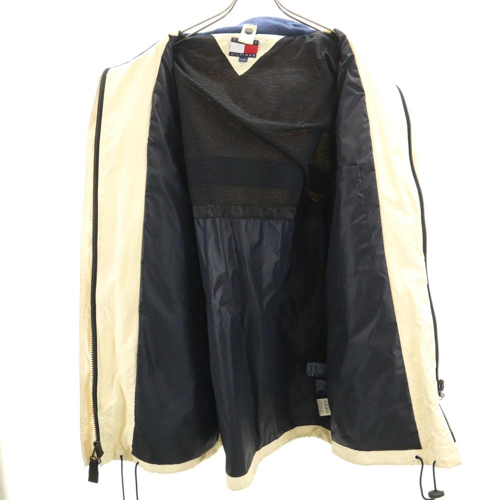 TOMMY HILFIGER 90s Old Nylon jacket M Ivory system Men's Used