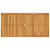 9 piece Outdoor Dining Set Natural Solid Acacia Wood