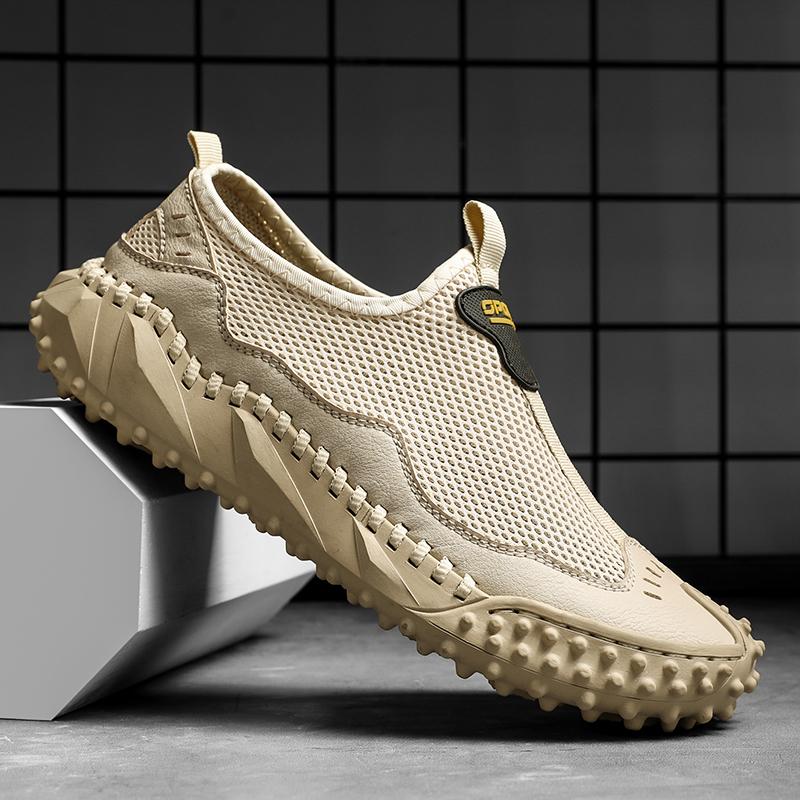 Summer Breathable Outdoor Casual Shoes Men Sneakers Antiskid Slip On Walking Shoes Moccasins Man Shoes