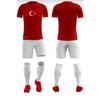 Trkiye National Team Special Design Kids Jersey Set Of 3 Socks Gift White Shorts
