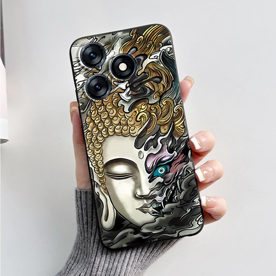 For Tecno Spark 10 Pro Case 2023 Fashion Marble Silicone Black Soft Covers For Tecno Spark 10C Spark10 Pro KI7 KI5q KI5k Bumper