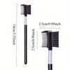 5pcs Eyelash Comb Easily Separate Lashes After Curling and Mascara Application, Eyebrow Comb Evenly To Separate Eyebrow