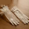 Breathable Wedding Gloves Soft Short Lace Gloves Vintage Bridal Gloves  Wedding Dress