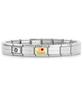 Nomination Bracelet Steel Composable I Love Korea Gold Friendship Bracelet Steel-Set83