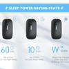 Bezdrátová myš Bluetooth Power Display Svítící nízkošumová ergonomická dobíjecí myš pro domácí kancelářskou hru