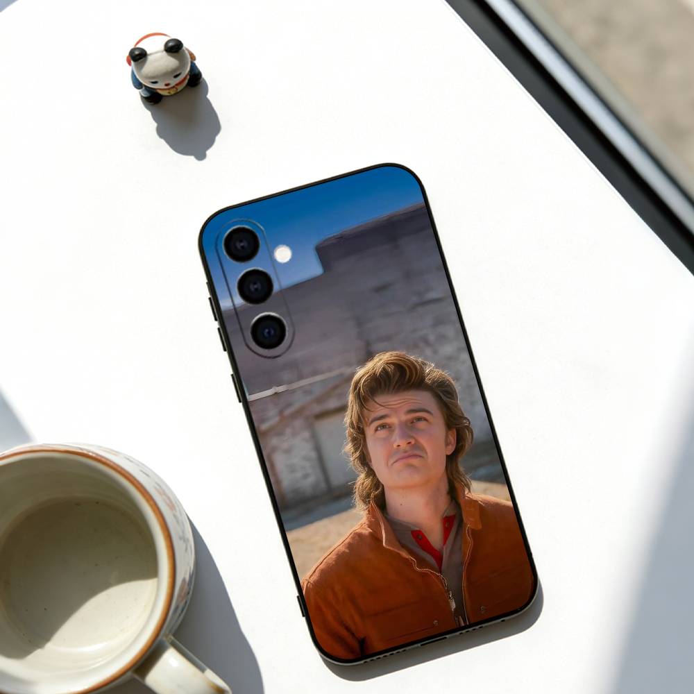 

Joe Keery Phone Case Black Silicone Soft For Samsung Galaxy A73,A72,A71,A70,A53,A52,A51 Samsung a71 4g