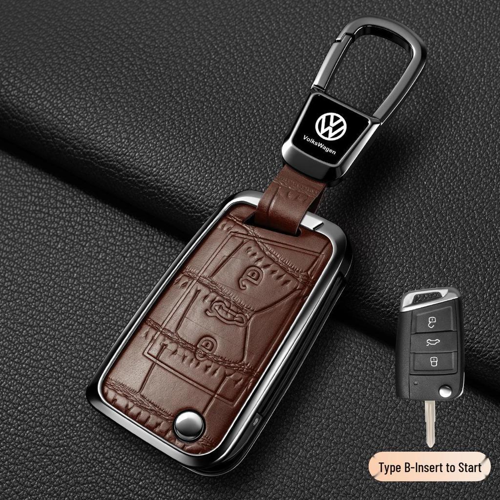 Volkswagen Passat 2017-2018 Schlüsseletui & Schutzhülle mit Haken.