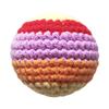 Hand Knitted Colorful Juggling Balls Set Soft Cotton Filled Footbag for Kids Adults Crochet Stress Relief Toy for Outdoor Play