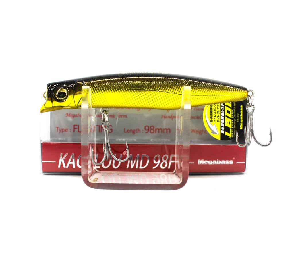 Megabass Kagelou MD 98F Floating Lure GLX Gold Rush (0500)