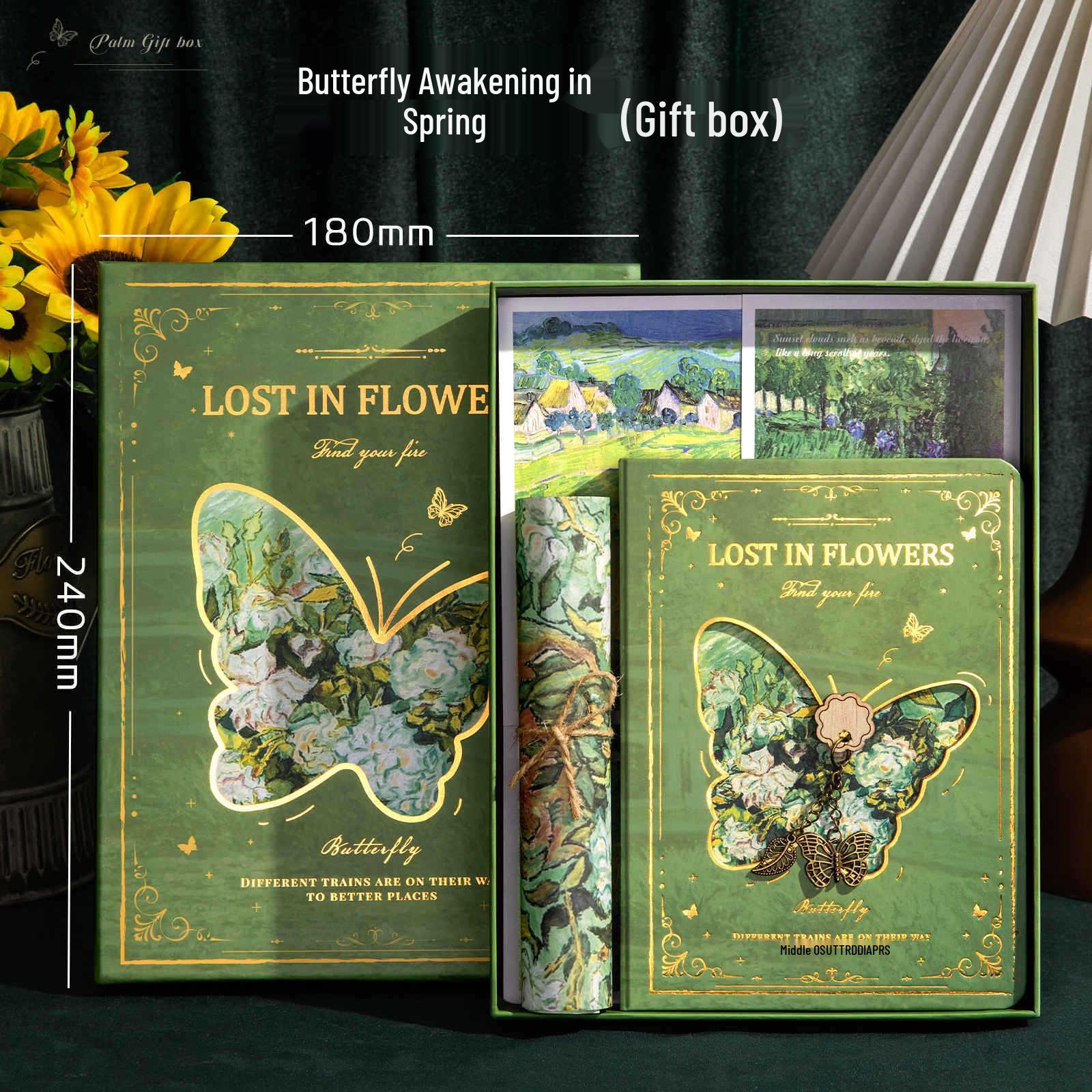 

Винтажный набор блокнотов с масляной живописью: Подарок-блокнот и дневник для студентов - Идеальный сувенир на День знаний или День защиты детей No Size