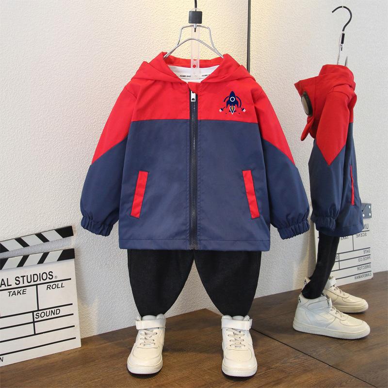 Children's Fashion Hooded Coat 2025 Spring and Autumn Boys Casual Jacket
