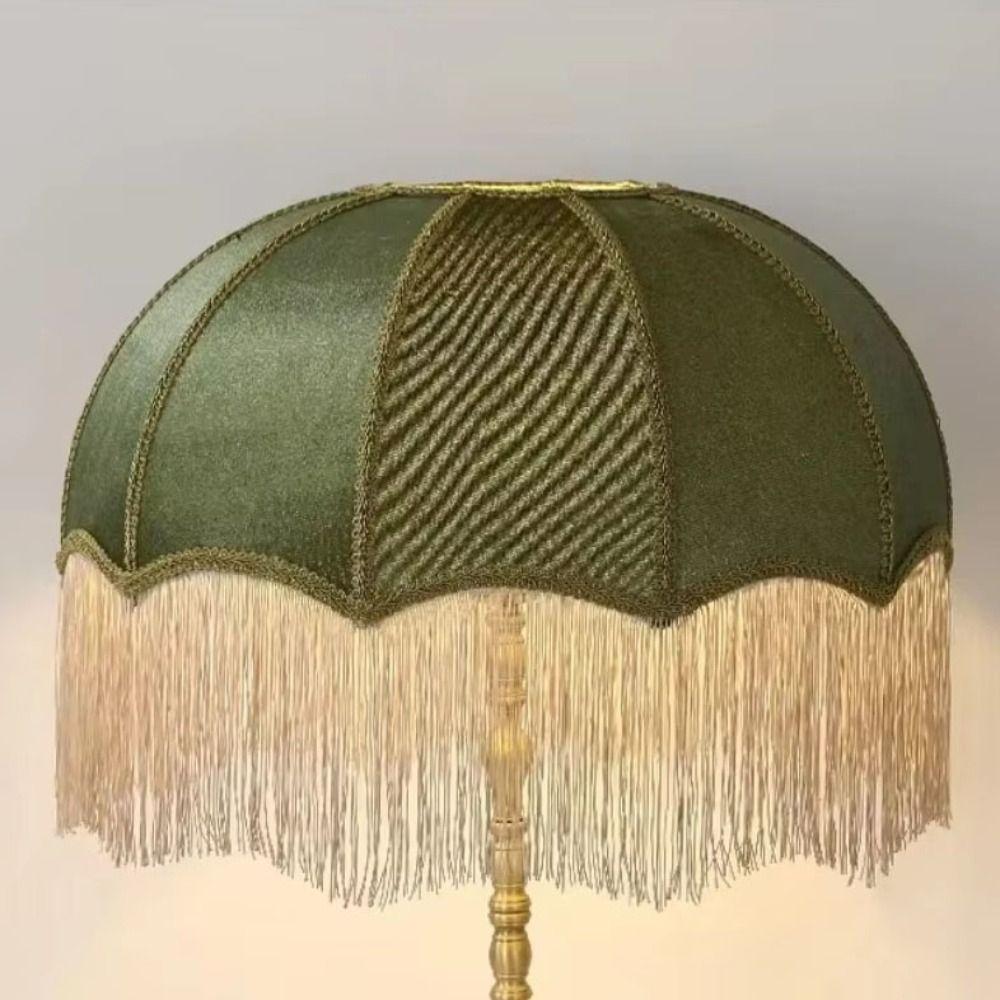 20CM 25CM 30CM Tassels E27 Lampshade Vintage Style 20CM 25CM 30CM Retro Lampshade Table Lamp