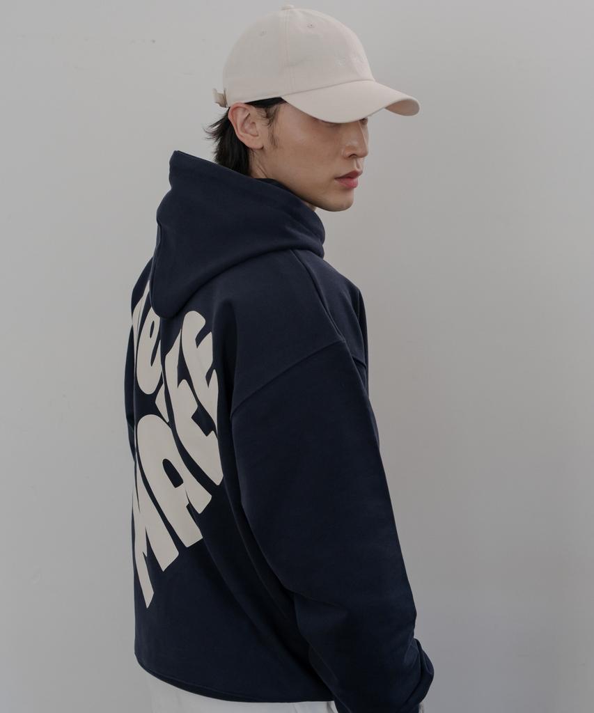 Deomati Thematee Text Logo Embroidered Ball Cap - Ivory