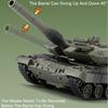 1:36 Leopard 2 Main Battle Tank Model Witness-136 Drone Alloy Diecast Car Toys Sound Light Pull Back Vehices Boy's Birthday Gift