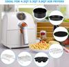 14Pcs Air Fryer Accessories Chips Baking Basket Pizza Pan Home Kitchen Tool