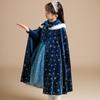 Frozen Elsa Hooded Cloak for Little Girls - Versatile Spring/Autumn Outerwear Cape for Halloween 2025.