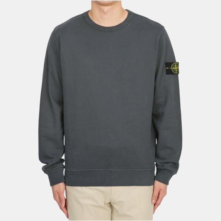 STONE ISLAND Crewneck Sweatshirt 'Grey' Men's 791562420-V0062