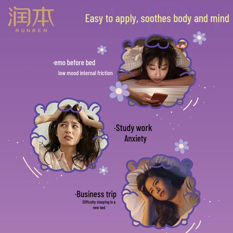 RUNBEN Plant Essential Oil Calming Sleep Patches
