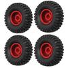 4pcs For SCX24 Wheels Small Compact Safe   Stable Easy Replaceable Mesh Tire for RC Car Parts