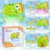 Baby Bath Toys Bubble Machine Dinosaur Crabs Music Kids Bath Toy Bathtub Automatic Bubble Maker Baby Bathroom Toy for Children