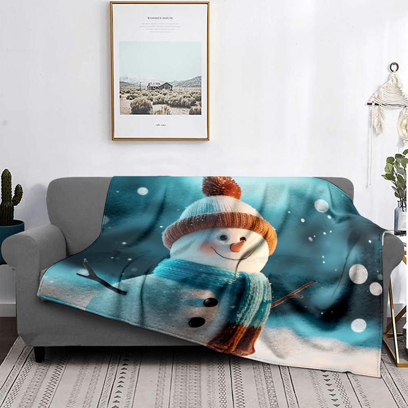 Hjemmedekorasjon plysj pledd sofateppe sengeteppe seng fluffy myke tepper dekor rutete moderne Halloween god jul vinter