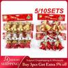 5/10SETS Christmas Mini Electroplated Bell Pendant Exquisite High Quality Christmas Tree Decorations Holiday Bell Decoration