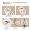 Baby Cartoon Bed-in-Bed Set Bionic Sleeping Bed Movable Baby Bed Baby Anti-Pressure Portable Bed White Jade Cat