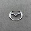 1PC Plastic Car Front Trunk Emblem for Mazda 2 Logo Steering Wheel Badge 3D Rear Front Bonnet Grill Rear Trunk Emblem Logo Ujcdg07