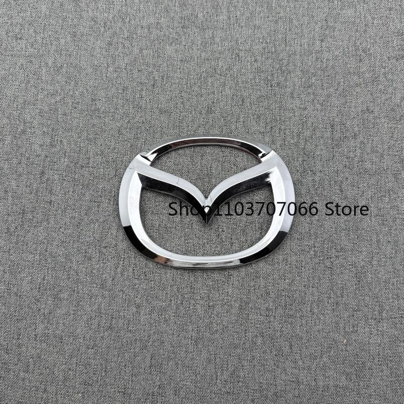 1PC Plastic Car Front Trunk Emblem for Mazda 2 Logo Steering Wheel Badge 3D Rear Front Bonnet Grill Rear Trunk Emblem Logo Ujcdg07