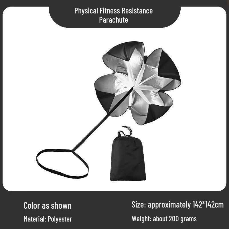 MenteCaro Junior Friidrottsträningsfallskärm – Sprint- och Konditionsmotstånd för Barn