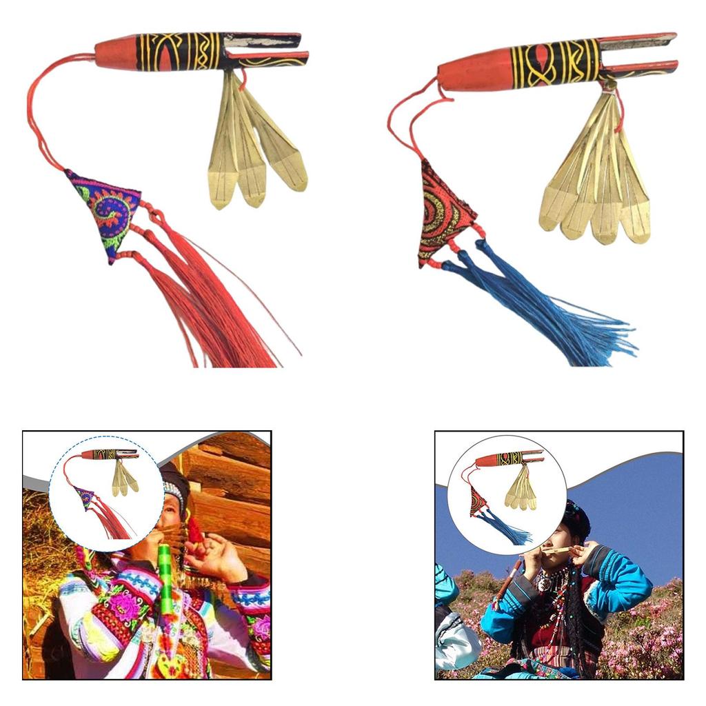 Portable Jaw Harp Folk Instrument - Professional Yi Nationality Mouth Harp for Beginners And Music Lovers Beautiful Sound