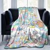 1pc Cinnamoroll Party Blanket, Seasonal Home Decorative Throw for Couch, or Car Seat Cover,Living Room, Travel, Camping, Car Blankets, Beach, Office N