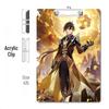Anime Style Acrylic Clipboard and File Folder with Thickened Writing Pad