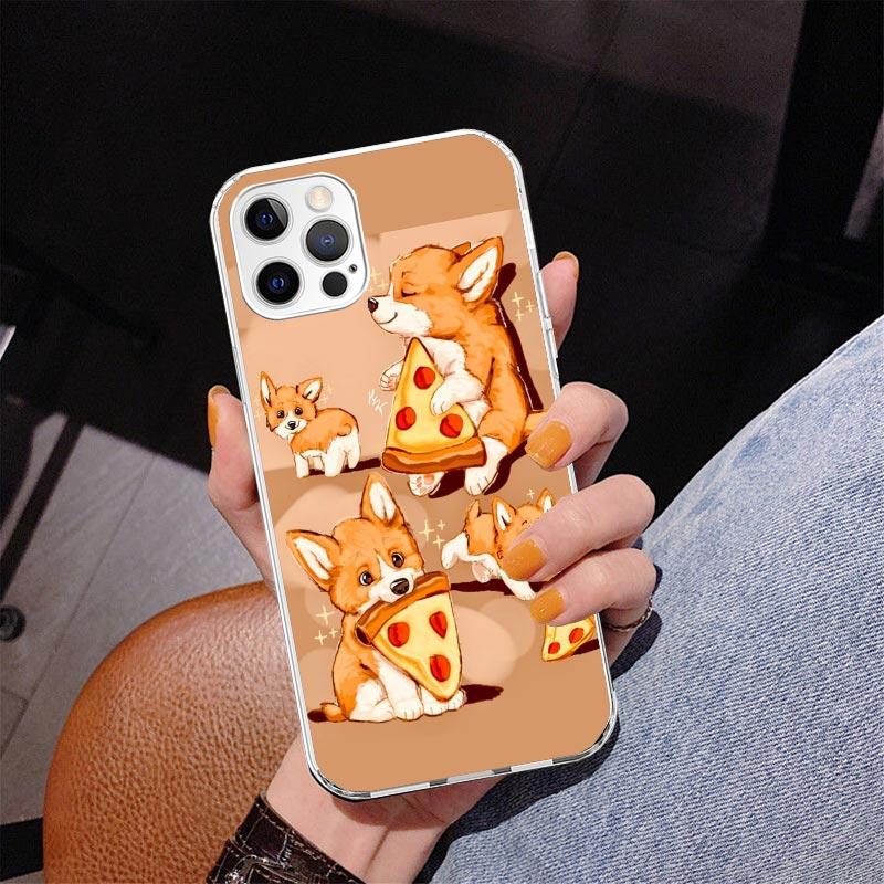 

Cartoon Corgi Cute Dog Phone Case For iPhone 17 Air 16 Pro Max 16E 15 + 14 Plus 11 12 13 Mini 7 8 SE Gift Print Cover Fundas 17 iPhone 17 Pro