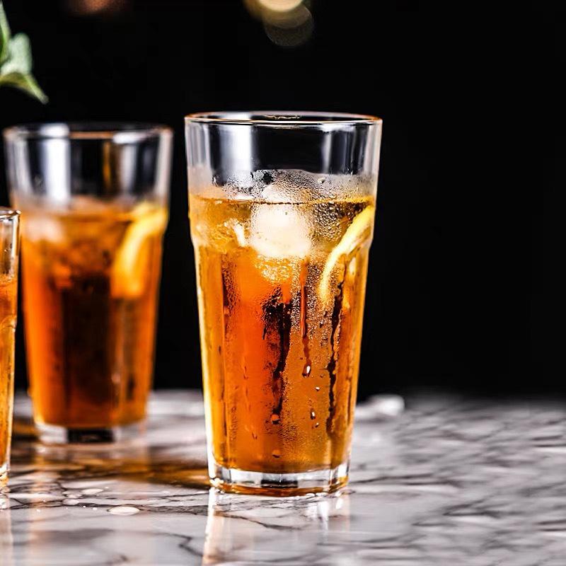 290/380/560ml Bicchieri da Birra in Acrilico Trasparenti Anti-Caduta Ottagonali per Bar Ktv Commerciali Bicchieri d'Acqua Bicchiere da Bevande Riutilizzabili