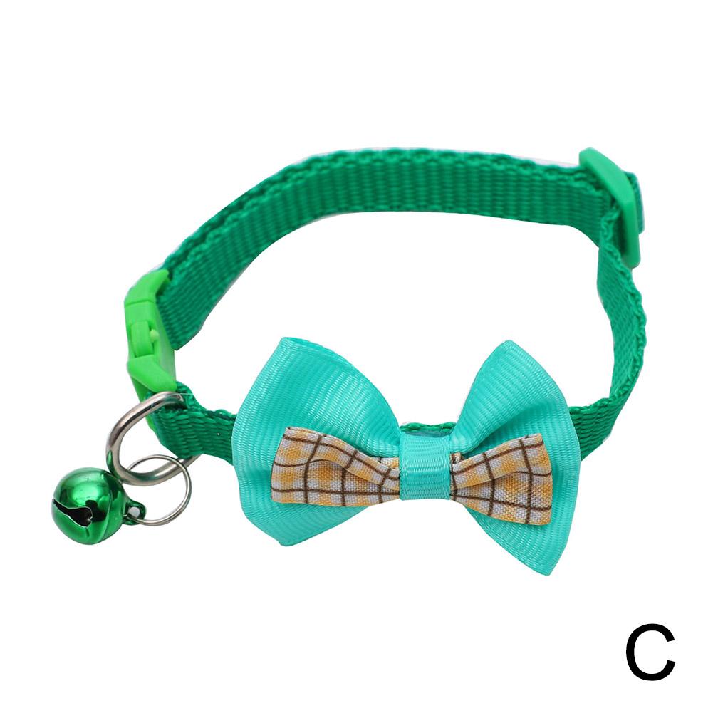 Cotton Cat Collar Puppy Bow Tie Kitten Safety Buckle Collar Adjustable Quick Release Pet Supplies Dog Collar Cat Accessories