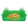 Suction Cup Reptile Feeder Escape Proof Reptile Feeding Food Water Bowl for     Bearded Dragon Green