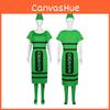 Lápices de Colores Disfraz Cosplay Para Adultos Con Tejido de Poliéster Para Fiestas de Halloween