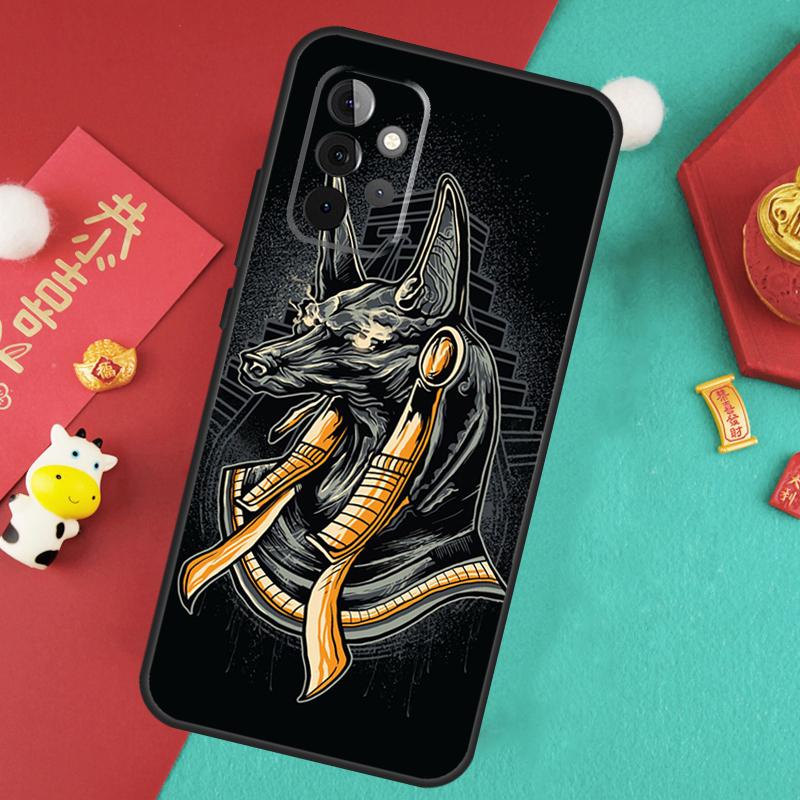 Anubis Egyptian God Case For Samsung Galaxy A34 A54 A14 A15 A25 A35 A55 A53 A33 A13 A52 A32 A12 A51 A71 Cover